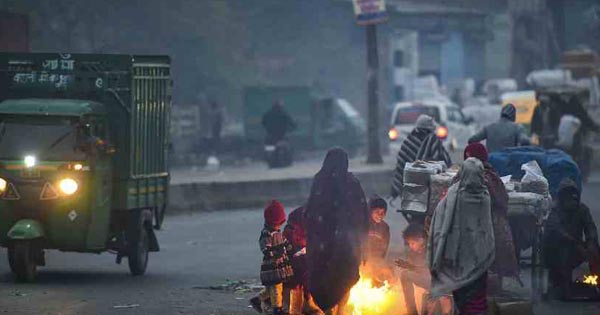 भीषण ठंड का प्रकोप जारी, शीतलहर से परेशान, मैदानी इलाकों में तेज सर्दी जारी, लोग परेशान